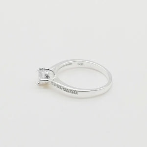 Anillo Compromiso Modelo Claudia Plata 925