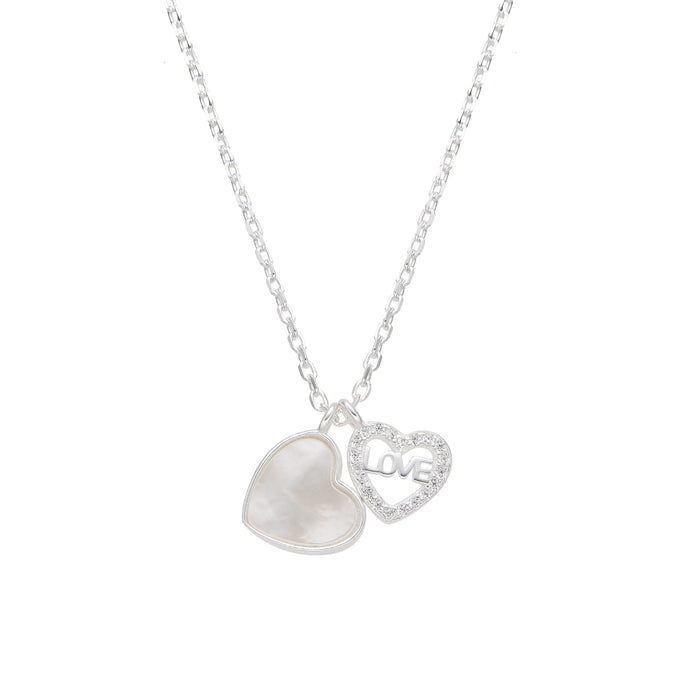Gargantilla de Corazones LOVE en Plata 925