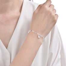 Cargar imagen en el visor de la galería, Pulsera Combinada con Corazones en Plata 925
