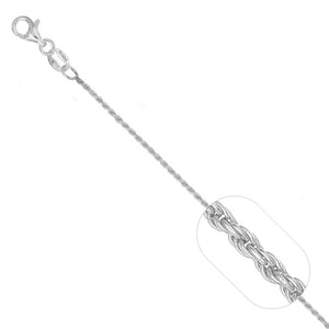 Cadena Cordón de Dama en Plata 925