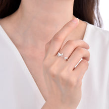 Cargar imagen en el visor de la galería, Anillo Ajustable de Gatito en Plata 925
