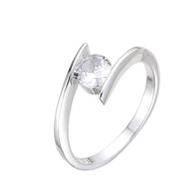 Cargar imagen en el visor de la galería, Anillo de Compromiso Punto Luz en Plata 925
