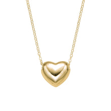 Cargar imagen en el visor de la galería, Gargantilla de Corazón Liso en Plata 925
