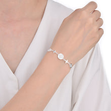 Cargar imagen en el visor de la galería, Pulsera de Dama de Flores LV Plata 925

