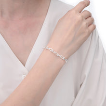 Cargar imagen en el visor de la galería, Pulsera de Eslabones Modelo Tiff en Plata 925
