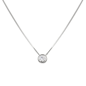 Gargantilla Punto Luz 4mm en Plata 925