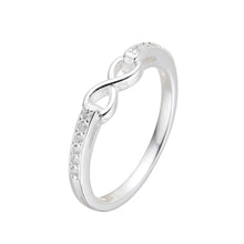 Cargar imagen en el visor de la galería, Anillo de Infinito en Plata 925
