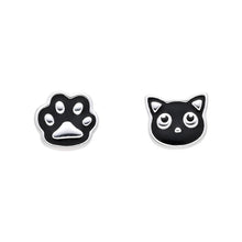 Cargar imagen en el visor de la galería, Zarcillos de Gato y Garrita en Plata 925
