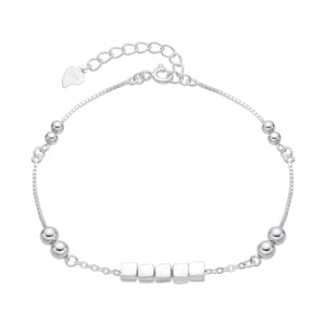 Pulsera de Cuadritos en Plata 925