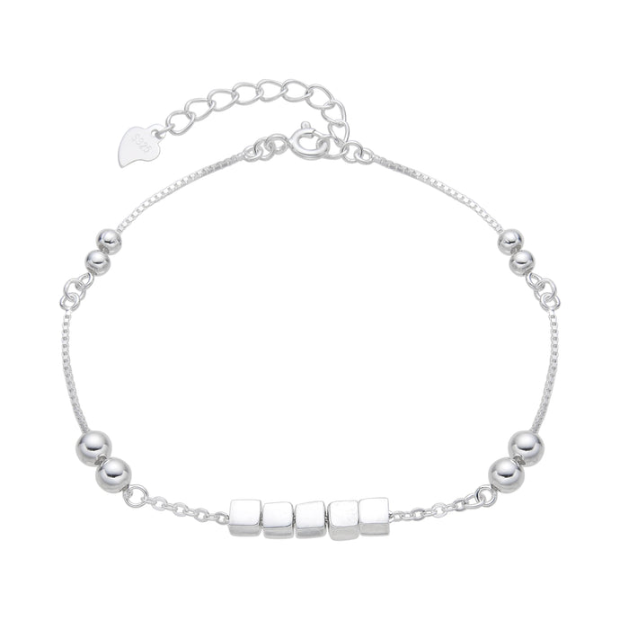 Pulsera de Cuadritos en Plata 925