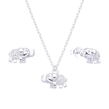 Cargar imagen en el visor de la galería, Juego de Elefante en Plata 925
