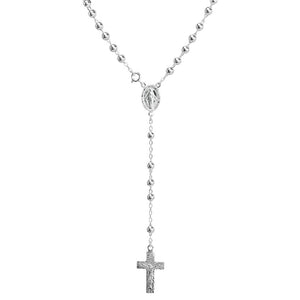 Rosario 65cm Virgen de La Milagrosa 5mm Plata 925
