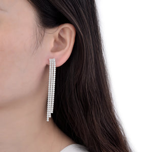 Zarcillos Tennis 2.2mm en Plata 925