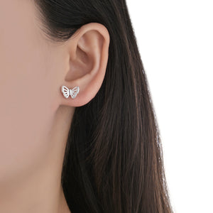 Zarcillos de Mariposa en Plata 925