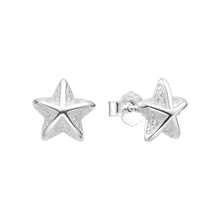 Cargar imagen en el visor de la galería, Zarcillos de Estrella de Mar en Plata 925
