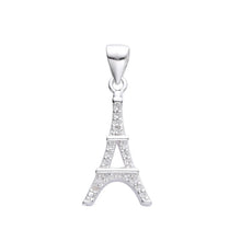 Cargar imagen en el visor de la galería, Cadena con Dije de Torre Eiffel en Plata 925
