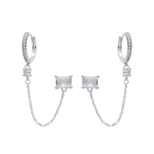 Cargar imagen en el visor de la galería, Argollas 14mm con Zarcillos en Plata 925

