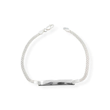 Cargar imagen en el visor de la galería, Esclava Caballero Tejido Chino 19cm en Plata 925
