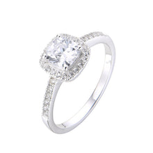 Cargar imagen en el visor de la galería, Anillo Solitario Modelo Monserrat en Plata 925
