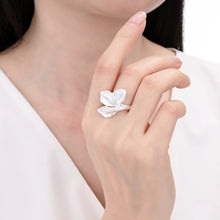 Cargar imagen en el visor de la galería, Anillo de Hoja en Plata 925

