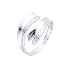 Cargar imagen en el visor de la galería, Anillo Ajustable Liso en Plata 925
