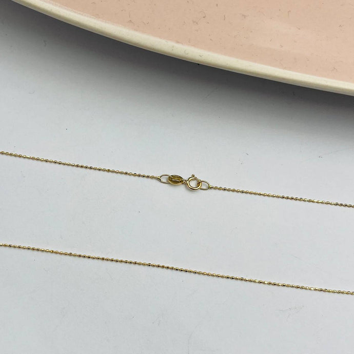 Cadena Diamantada en Oro 18k