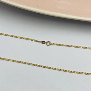 Cadena Barbada 2mm en Oro 18k