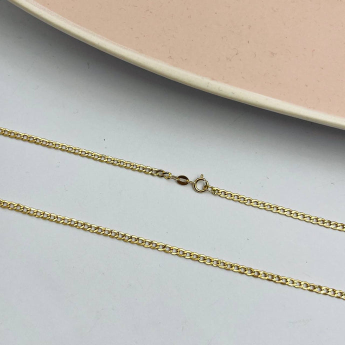 Cadena Barbada 3mm en Oro 18k