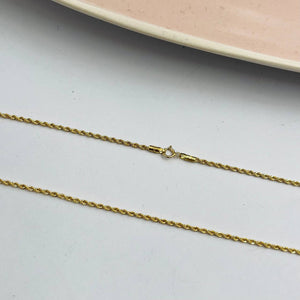 Cadena Cordón 2mm en Oro 18k