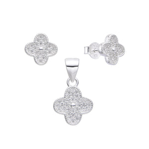 Juego de Flor Vann Cleef en Plata 925