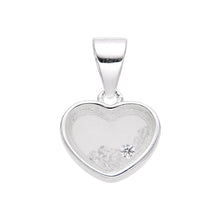 Cargar imagen en el visor de la galería, Cadena con Dije de Corazón Encapsulado en Plata 925
