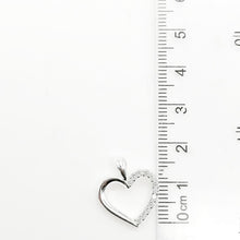 Cargar imagen en el visor de la galería, Cadena con Dije de Silueta de Corazón en Plata 925
