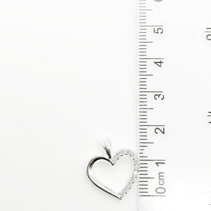 Cadena con Dije de Silueta de Corazón en Plata 925
