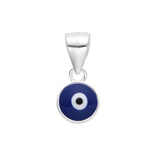 Cargar imagen en el visor de la galería, Cadena con Dije de Ojo Turco 7mm en Plata 925
