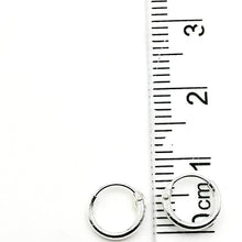 Cargar imagen en el visor de la galería, Argollas Cierre Clásico 8mm (1.2) en Plata 925
