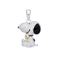 Cargar imagen en el visor de la galería, Cadena con Dije de Snoopy en Plata 925
