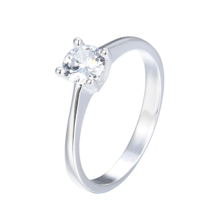 Anillo Compromiso Modelo Celina Plata 925