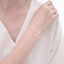 Cargar imagen en el visor de la galería, Pulsera de Mariposas y Punto Luz en Plata 925
