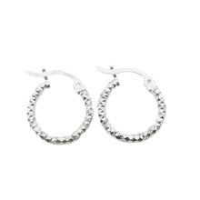 Cargar imagen en el visor de la galería, Argollas Modelo Carla 14mm en Plata 925
