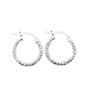 Argollas Modelo Carla 14mm en Plata 925