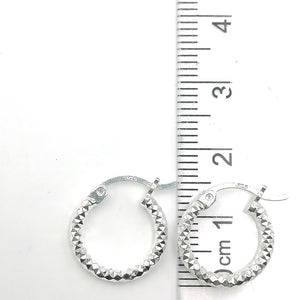 Argollas Modelo Carla 14mm en Plata 925