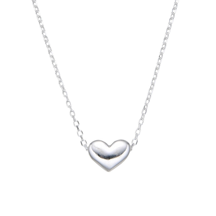 Gargantilla de Corazón Inflado en Plata 925