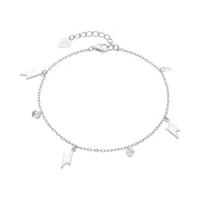 Cargar imagen en el visor de la galería, Pulsera de Rayo y Punto Luz en Plata 925
