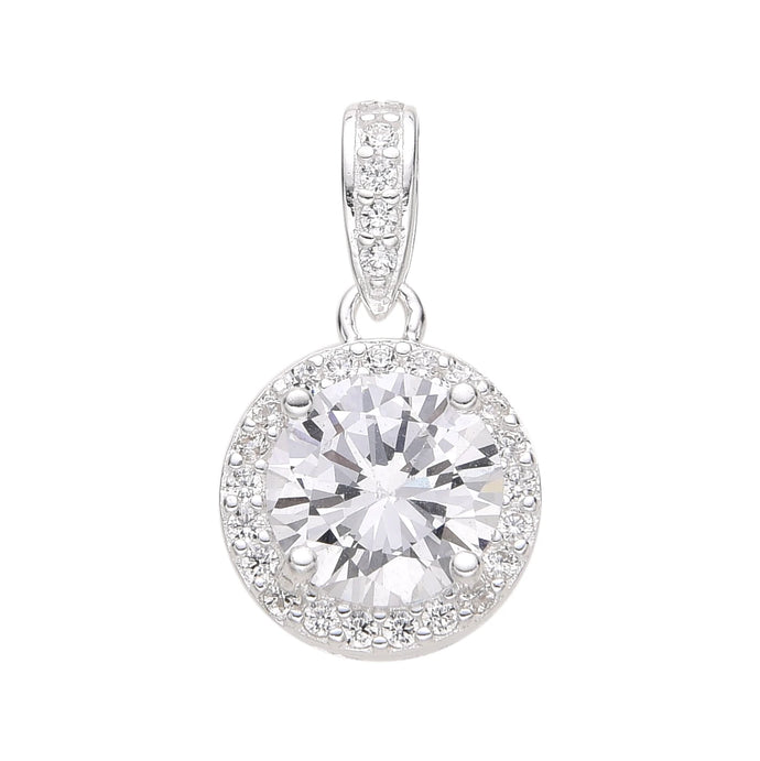Dije de Punto Luz 10mm En Plata 925
