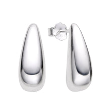 Cargar imagen en el visor de la galería, Zarcillos de Gota Lisos en Plata 925
