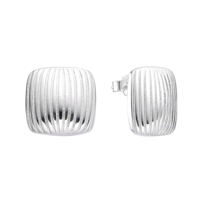 Zarcillos Cuadrados en Plata 925