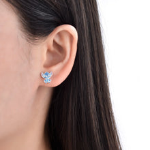 Cargar imagen en el visor de la galería, Zarcillos de Stitch Esmaltado en Plata 925
