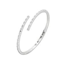 Cargar imagen en el visor de la galería, Pulsera Rígida Modelo Gabrielle en Plata 925
