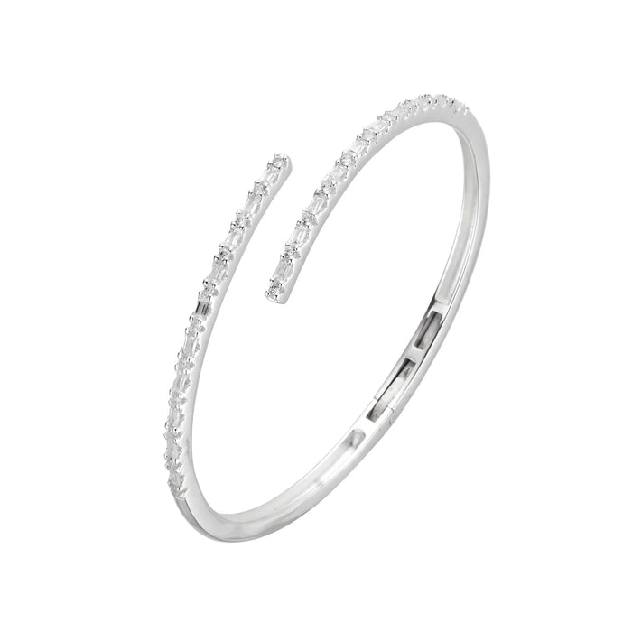 Pulsera Rígida Modelo Gabrielle en Plata 925