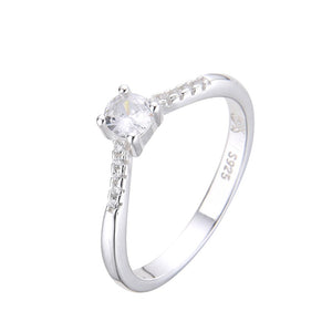 Anillo Compromiso Modelo Larisa Plata 925